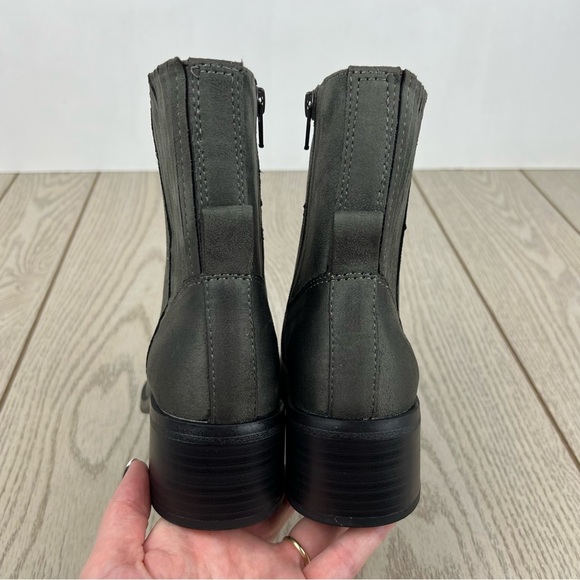 Style & Co Women's Orleyy Zip Dress Booties 6M Dark Grey MC - Picture 7 of 9